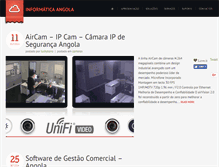 Tablet Screenshot of informaticaangola.com